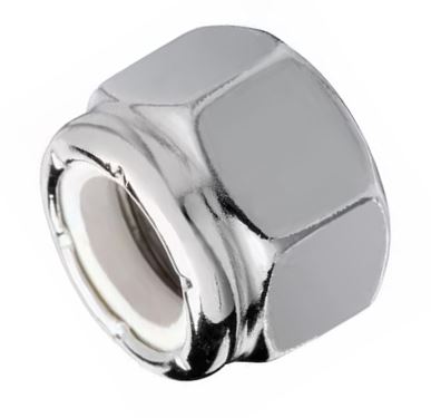 M5-0.8 NYLON INSERT L/NUT 18-8 SS